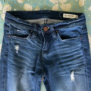 Blank NYC size 24 distressed jeans